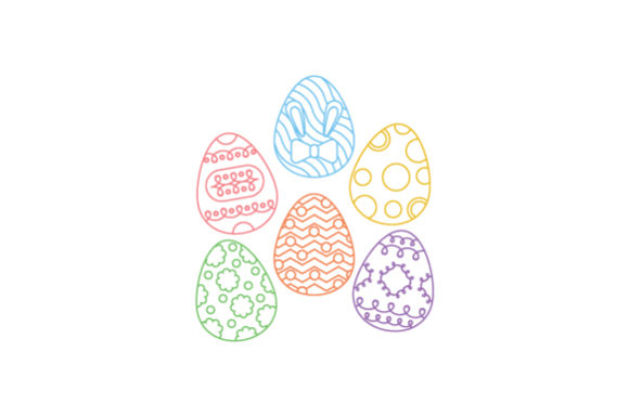 Download Decorated Easter Eggs Coloring Page - Easter eggs Collection
