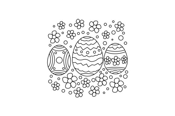 Download Decorated Easter Eggs Coloring Page - Easter eggs Collection