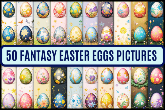 Download 50 Fantasy Easter Eggs Pictures - Easter eggs Collection