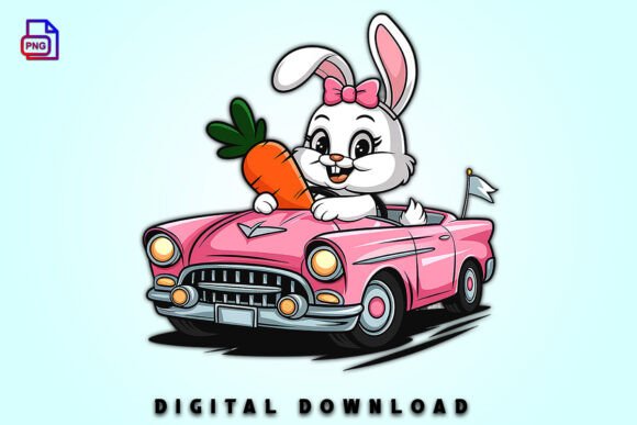 Download Pastel Easter Bunny Clipart Car PNG - Pastel easter bunny clipart Collection