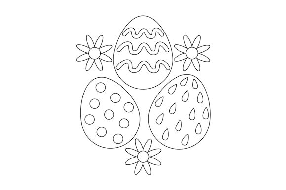 Download Decorated Easter Eggs Coloring Page - Easter eggs Collection