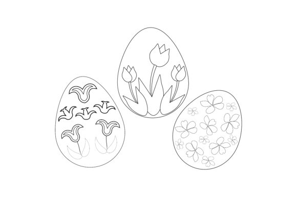 Download Decorated Easter Eggs Coloring Page - Easter eggs Collection