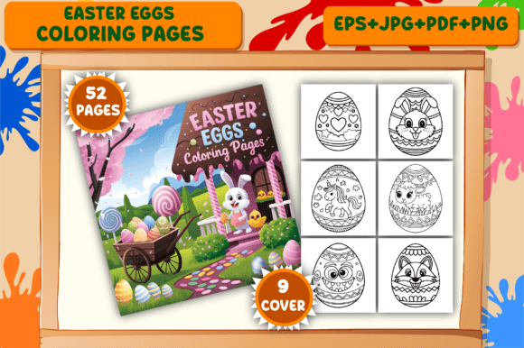 Download Easter Eggs Coloring Pages for Kids - Easter eggs Collection