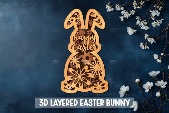 Download 3D Easter Bunny Laser Cut - Easter bunny laser cut Collection