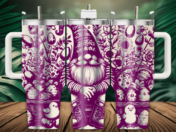 Download Floral Easter Eggs Gnome Tumbler - Easter eggs Collection